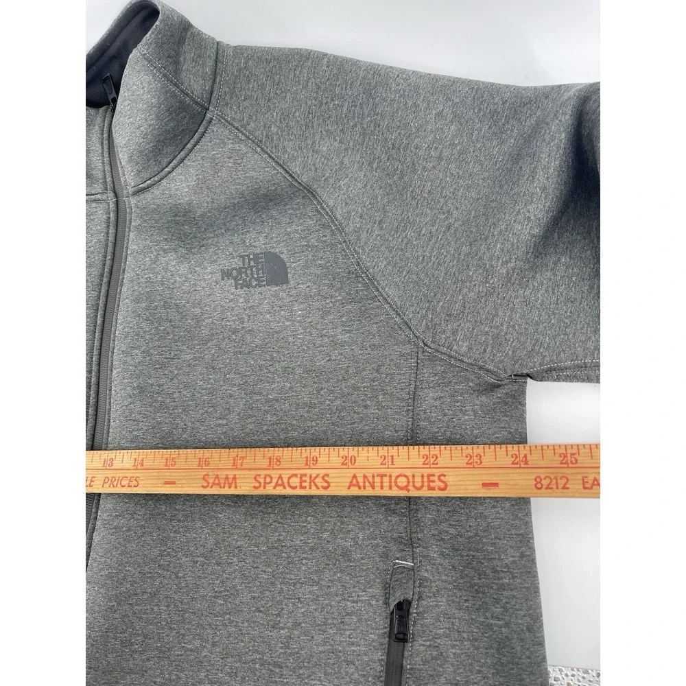 The North Face Men's XL Gray Full Zip Polyester Fleece‎ Jacket
